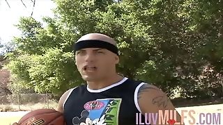 After Basketball Diminutive Tits Nubile Fucked With A Facial Cumshot