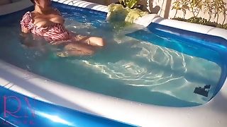 Underwater Cootchie In Swimming Pool. Mermaid Frigging  C 1 1